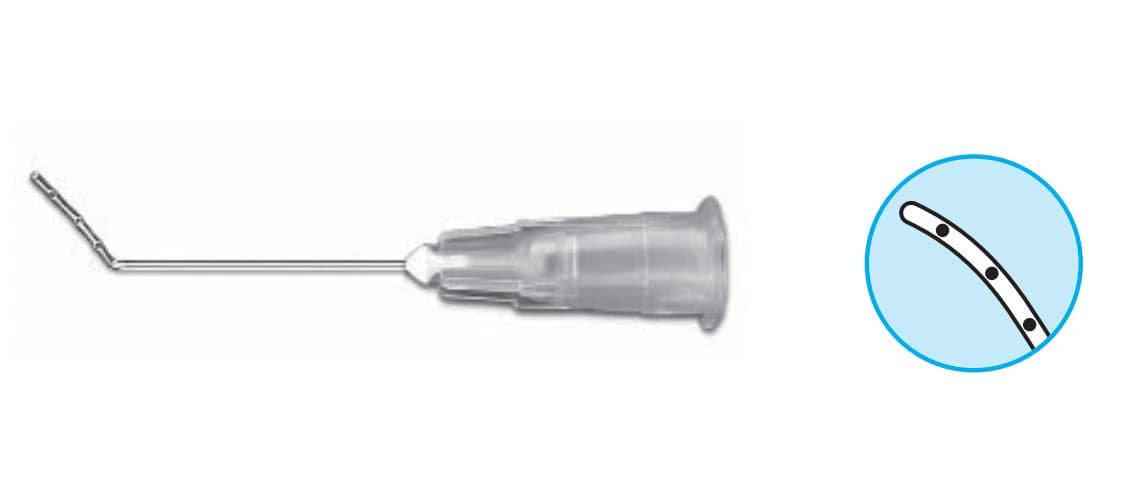 Summit Medical Lasik Irrigating Cannula, 25G x 1", Angled - Cannula Lasik Irrigating - Image 1