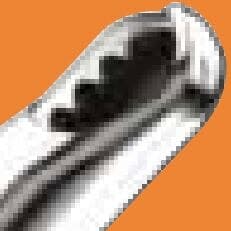 Conmed Linvatec React Gator Stainless Steel Shaver Blade, 4.2mm - 4.2mm Sterling React Gator - Image 1