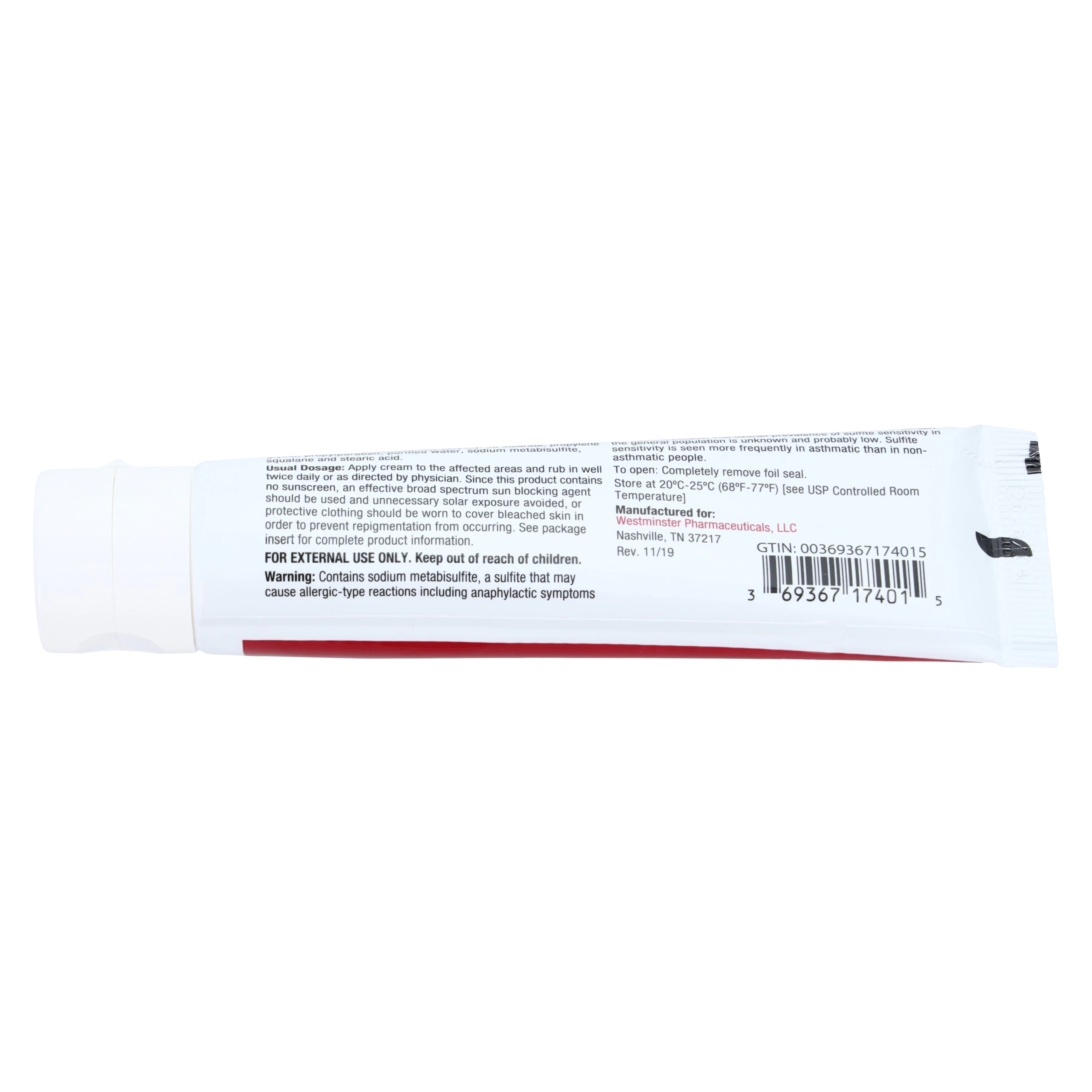 Hydroquinone Cream 4%, 1 oz Tube thumbnail 4