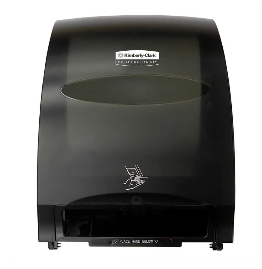Kimberly-Clark Professional Electronic Towel Dispenser, Touchless, Wall Mount, High Capacity, Black, 1 Each - Kimberly-Clark Professional* Electronic Towel Dispenser - Image 1