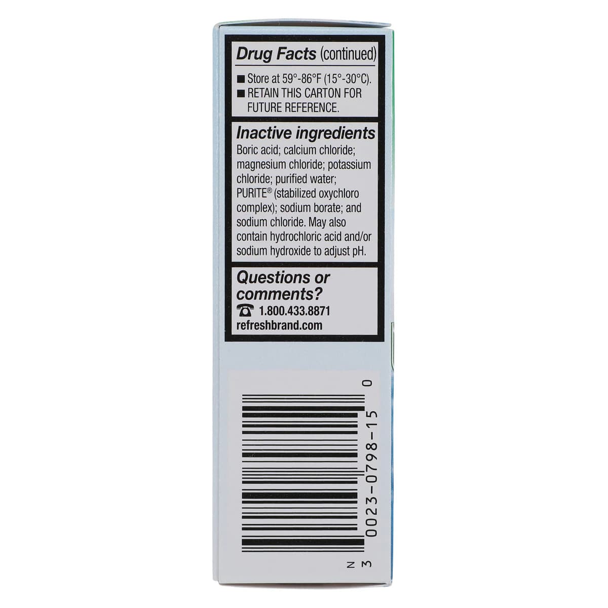 Refresh Tears Lubricant Eye Drops, 15 ml Bottle thumbnail 4