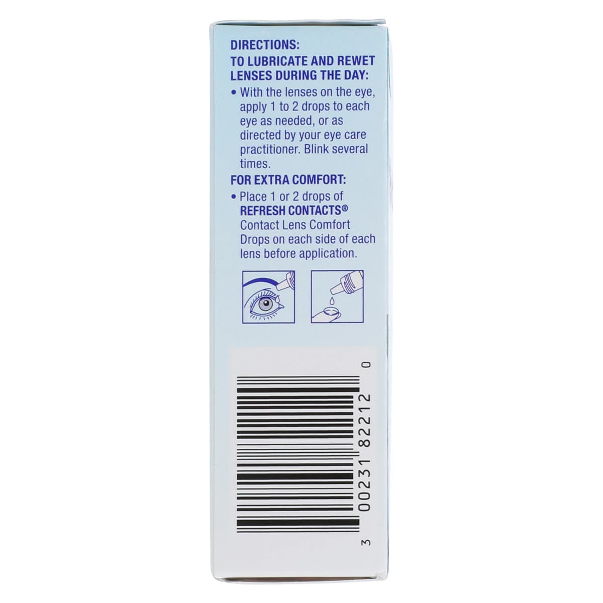 Refresh Contacts Comfort Drops Eye Lubricant, 12 mL/Bottle thumbnail 3