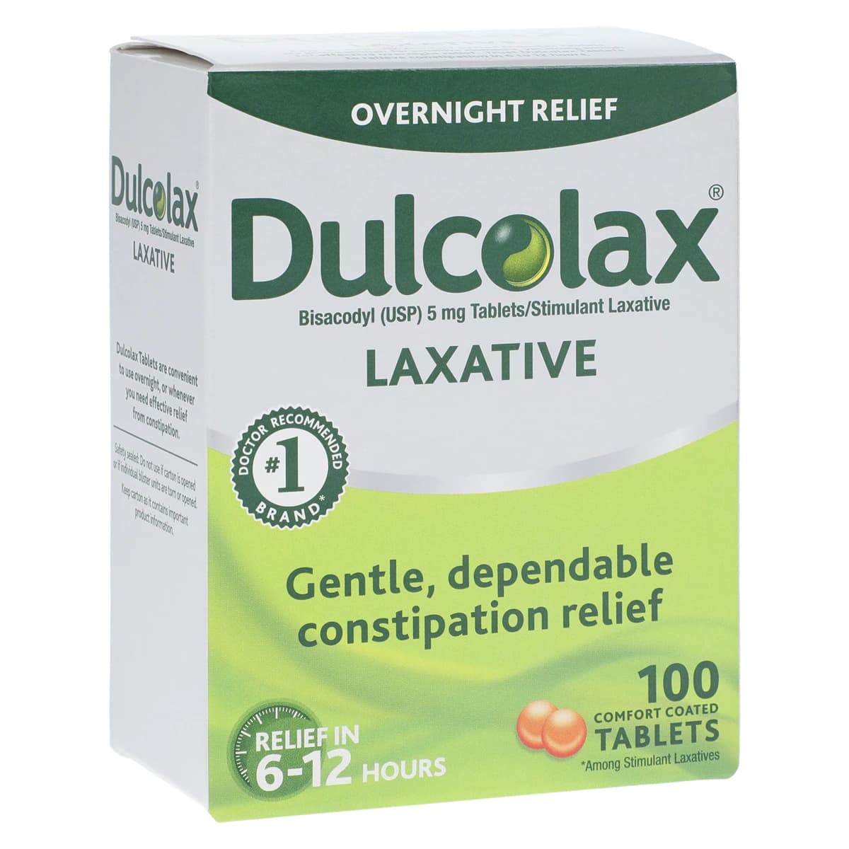 Dulcolax Tablets, 5mg, Non-Regulated, 100/Box - Dulcolax Tablets N-R - Image 1