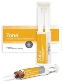 Zone Temporary Cement Unit Dose, Non-Eugenol Zinc Oxide, 25 Two-Part Pouches/Box, 27039DX - Zone Temporary Cement Unit-Dose 25/Box - Image 1