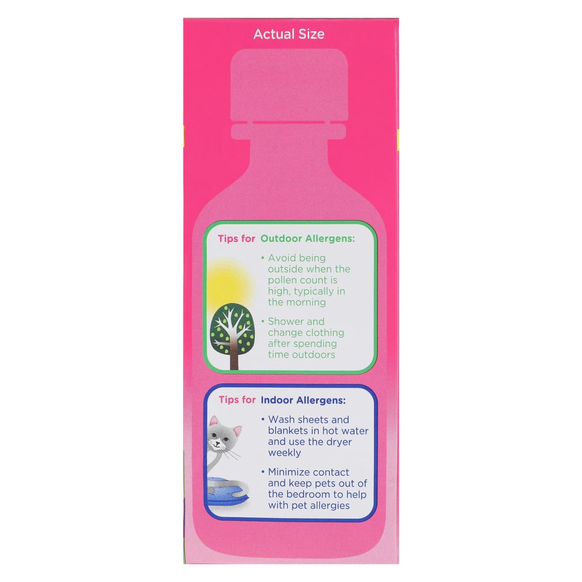 Benadryl Children's Allergy Liquid, Grape, 12.5 mg/5 mL, 4 oz Bottle thumbnail 3