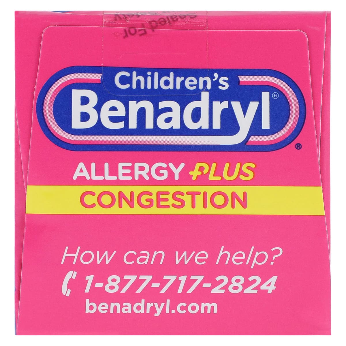 Benadryl Children's Allergy Liquid, Grape, 12.5 mg/5 mL, 4 oz Bottle thumbnail 2