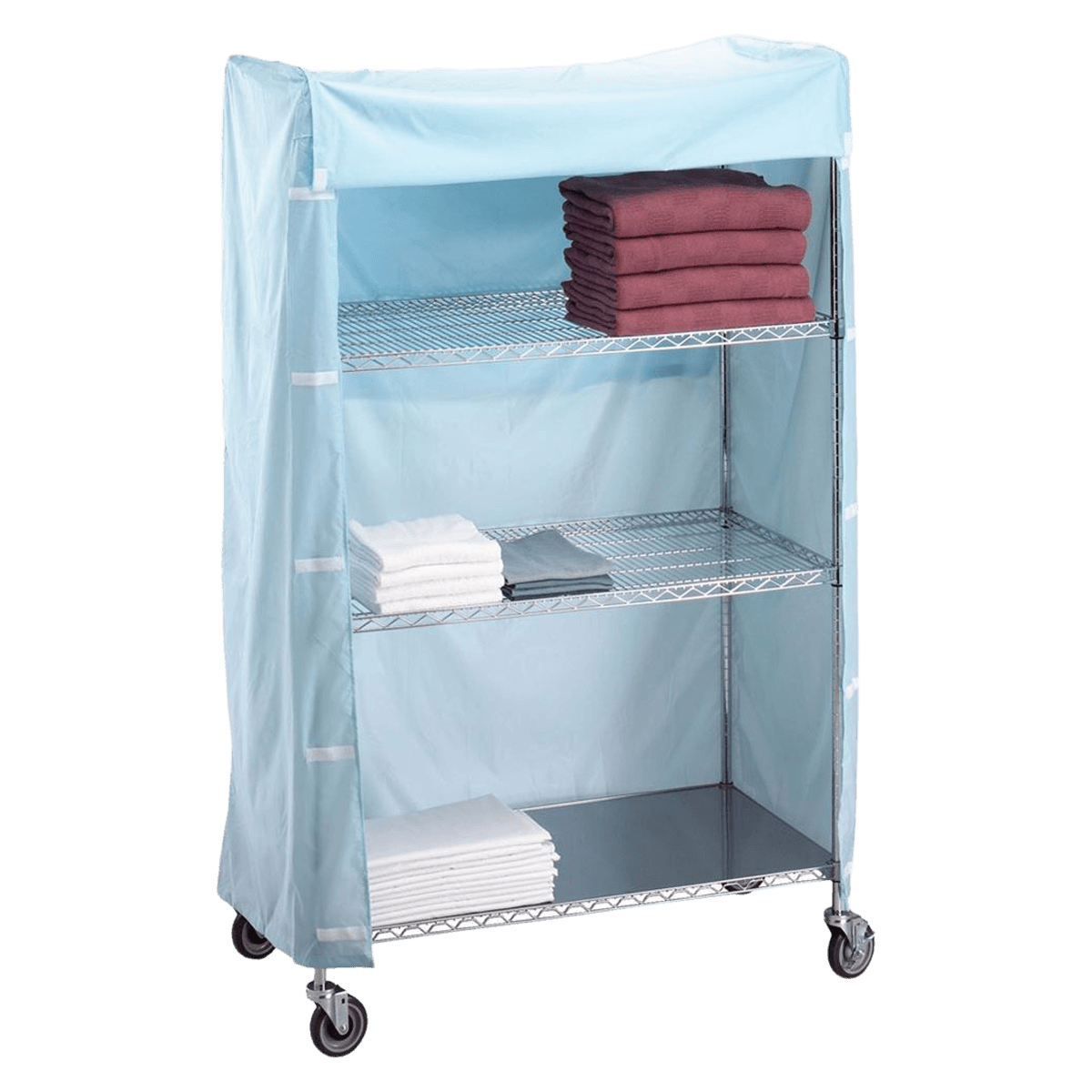 R&B Wire Products Inc Cover Cart Linen, 18x36x72", 01KT0J080QBPN1047WA2KYXWXW - Cover Cart Linen 18x36x72" - Image 1