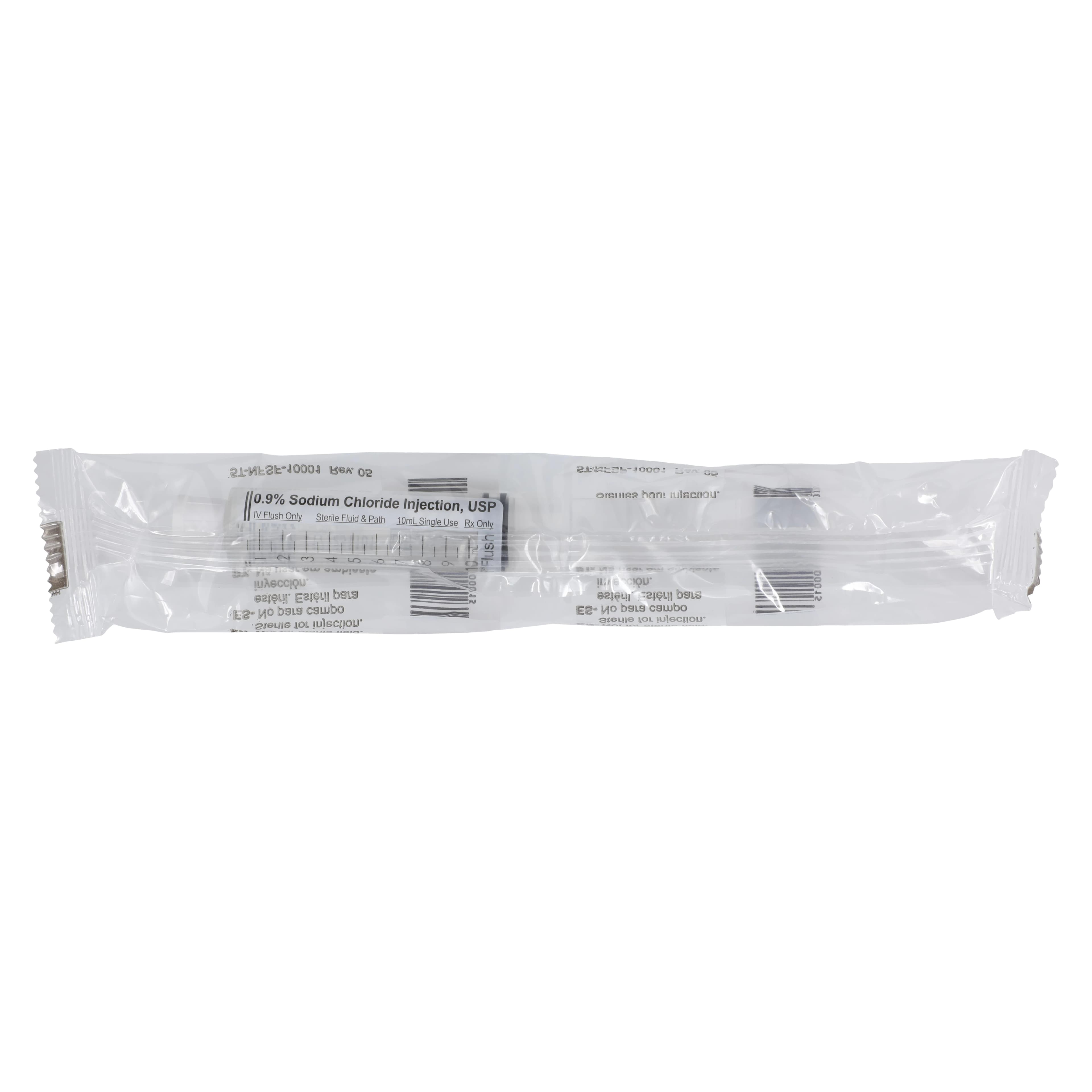 Medline Saline IV Flush Solution 0.9% Prefilled Syringe, 10mL, 100/Box thumbnail 2