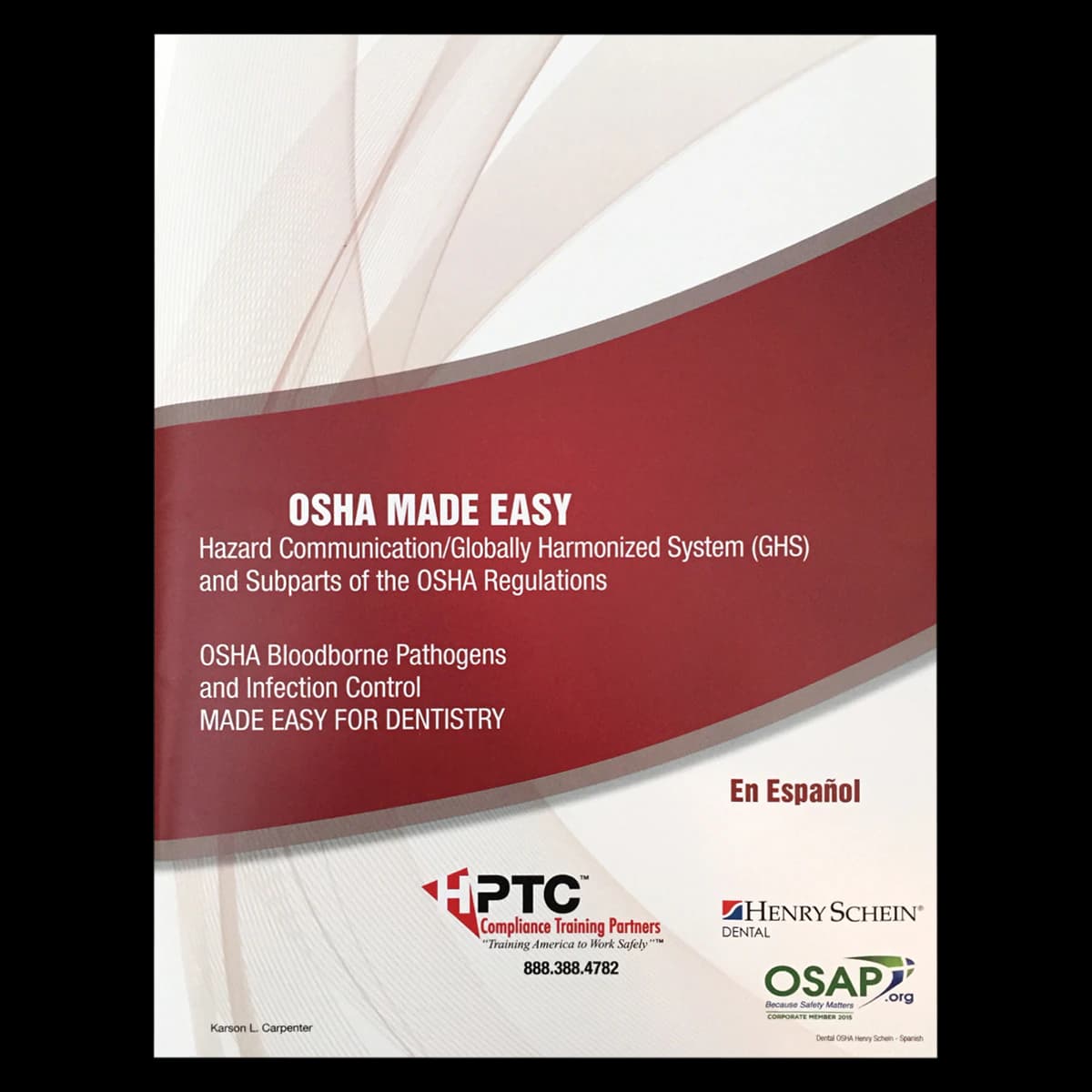 OSHA Workbook Spanish with CEUs (3) - HPTC - OSHA Workbook Spanish - Image 1