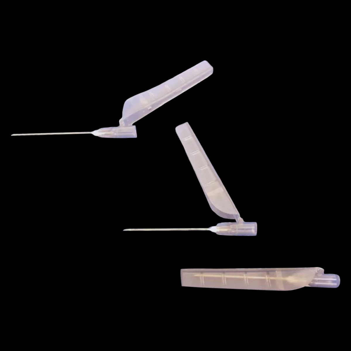 Exel SecureTouch Hypodermic Safety Needle, 27G x 1-1/2", Sterile, 100/Box - Needle Safety SecureTouch - Image 1