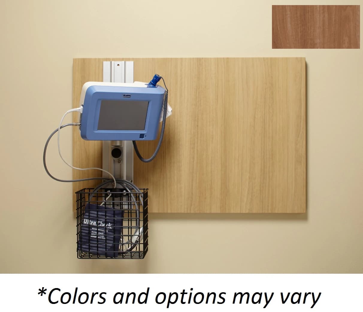 Midmark Instrument Panel, Wall-Mounted, Wood Green - Panel Instrument Wall WoodGrn - Image 1