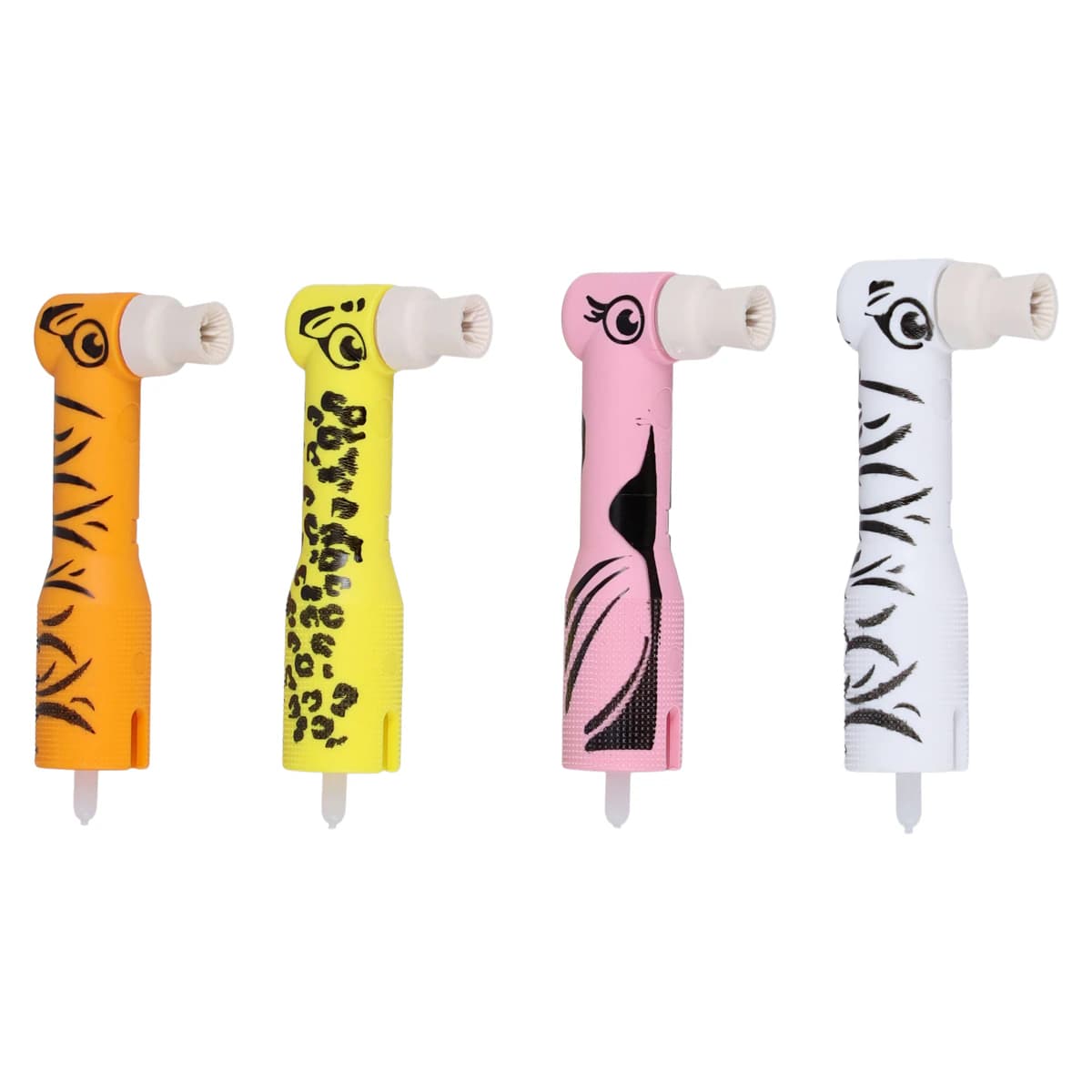 Zooby Disposable Prophy Angles, Latex-Free, Assorted Animal Designs, Soft Web Cup, 90°, 100/Box, 575010 thumbnail 2