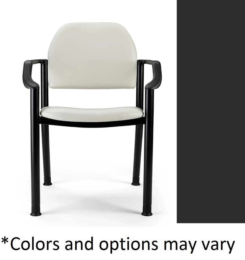 Midmark 280 Basic UF Chair with Arms, Obsidian - 280 Basic UF Chair w/ Arms - Image 1