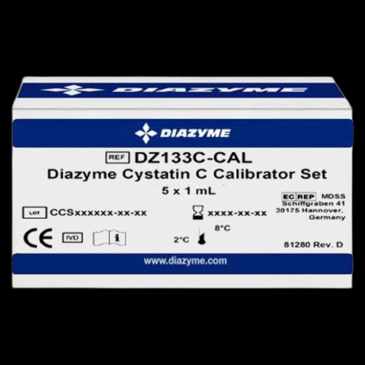 Diazyme Cystatin C Calibrator, 5 x 1 mL - Cystatin C Cal - Image 1
