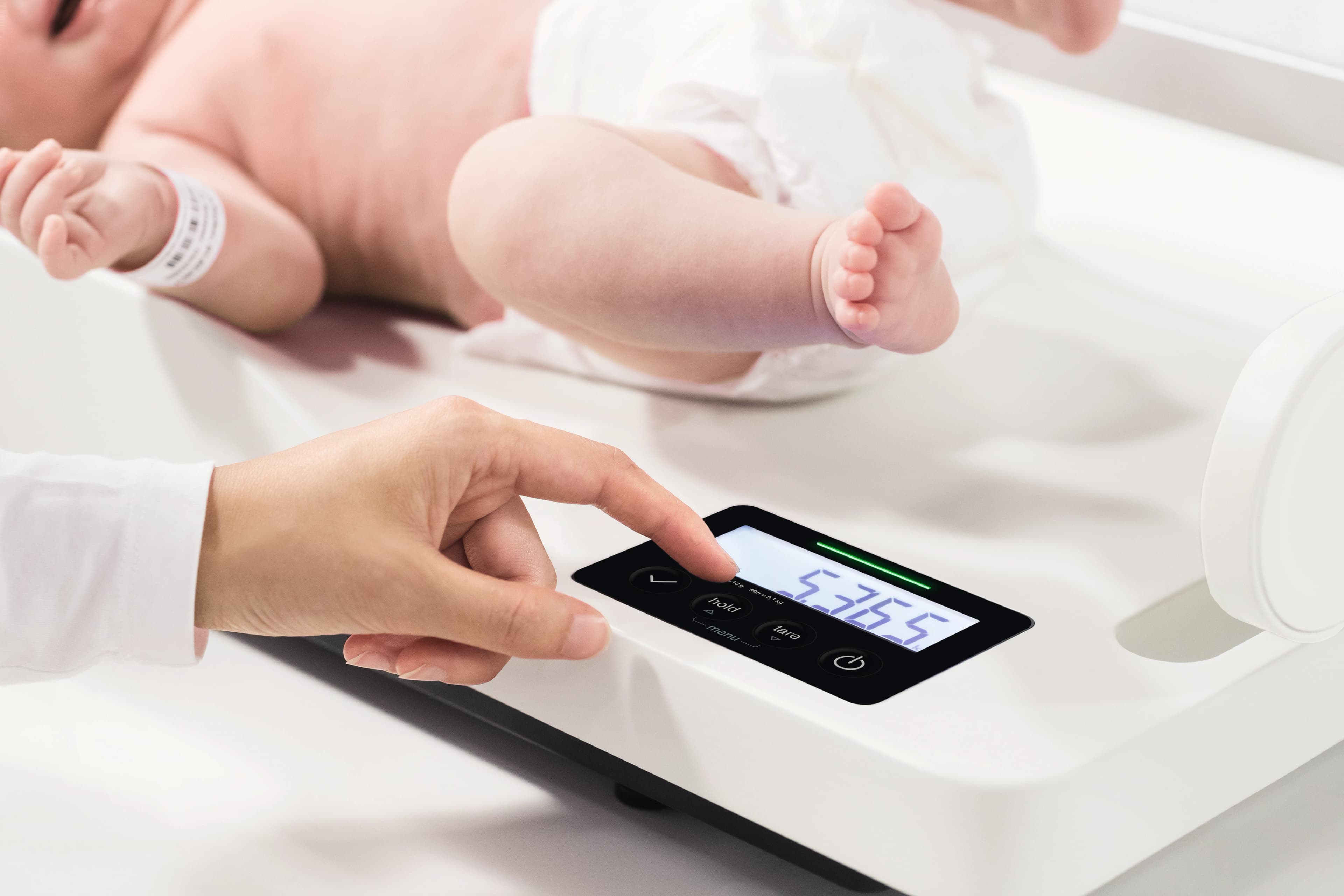 Seca EMR-Ready Baby Scale with Wi-Fi, 44 lb/20 kg Capacity, LCD Display thumbnail 5