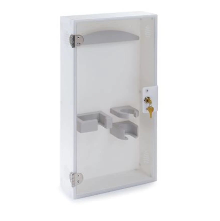 Marketlab Single Probe Storage Cabinet, Polyethylene, 11.75" W x 4.4" D x 23" H - Cabinet SglProbe11.75x4.4x23" - Image 1