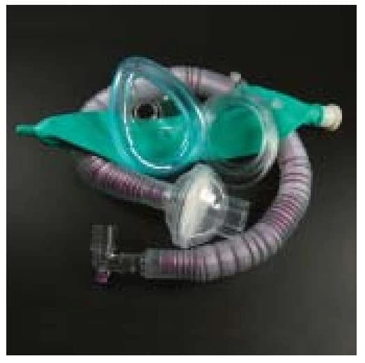 King Systems Flex 2 Coaxial Breathing Circuit with Gas Sampling Elbow, 50/Case - Breathing Circuit Flex2 Single - Image 1
