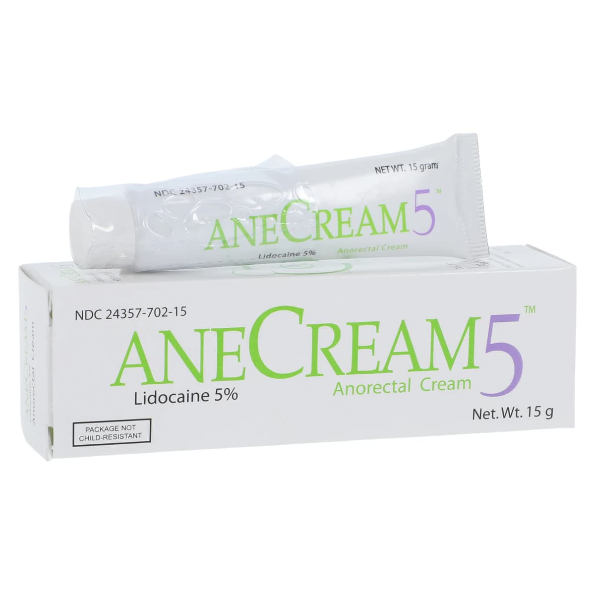 AneCream Lidocaine Cream 5%, 15g Tube thumbnail 2