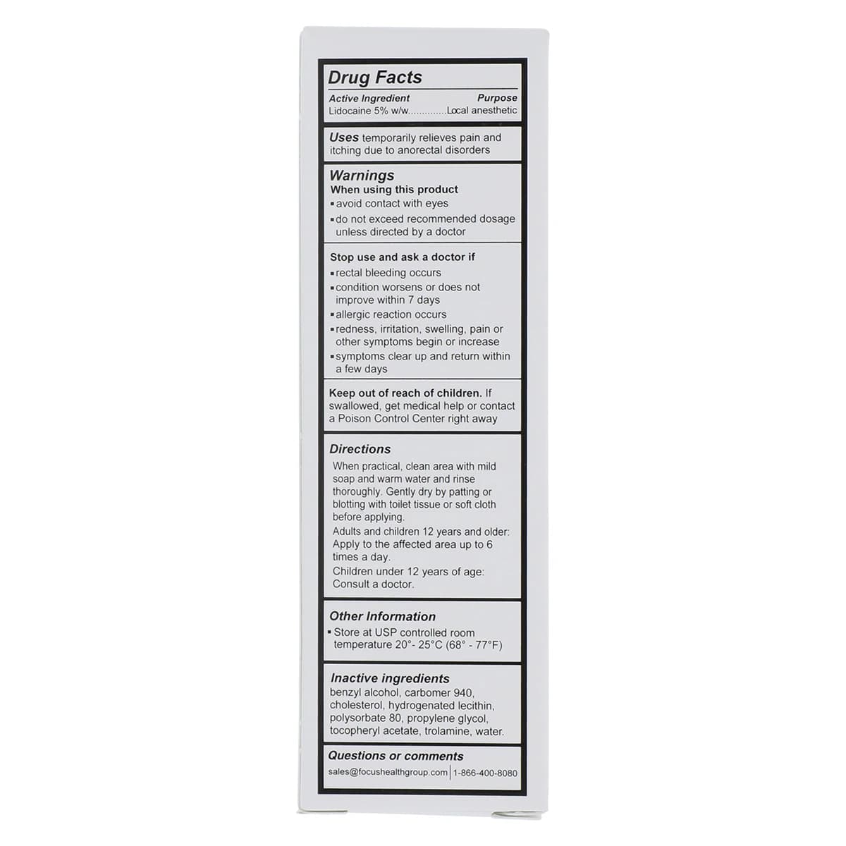 AneCream Lidocaine Cream 5%, 15g Tube thumbnail 7