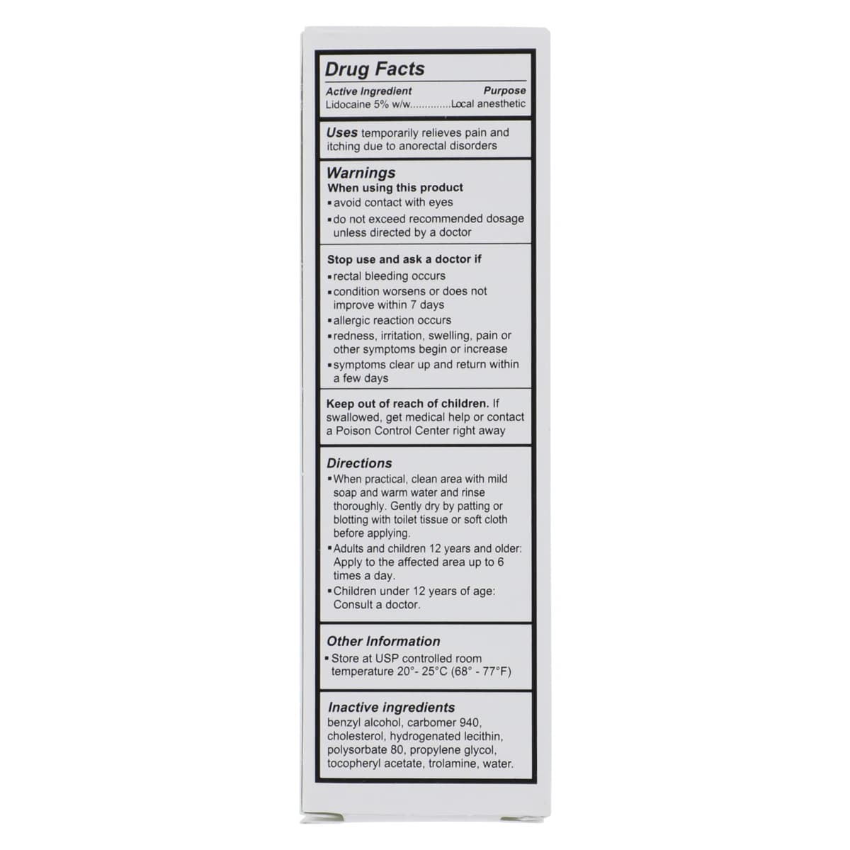 AneCream Lidocaine Cream 5%, 30g Tube thumbnail 5