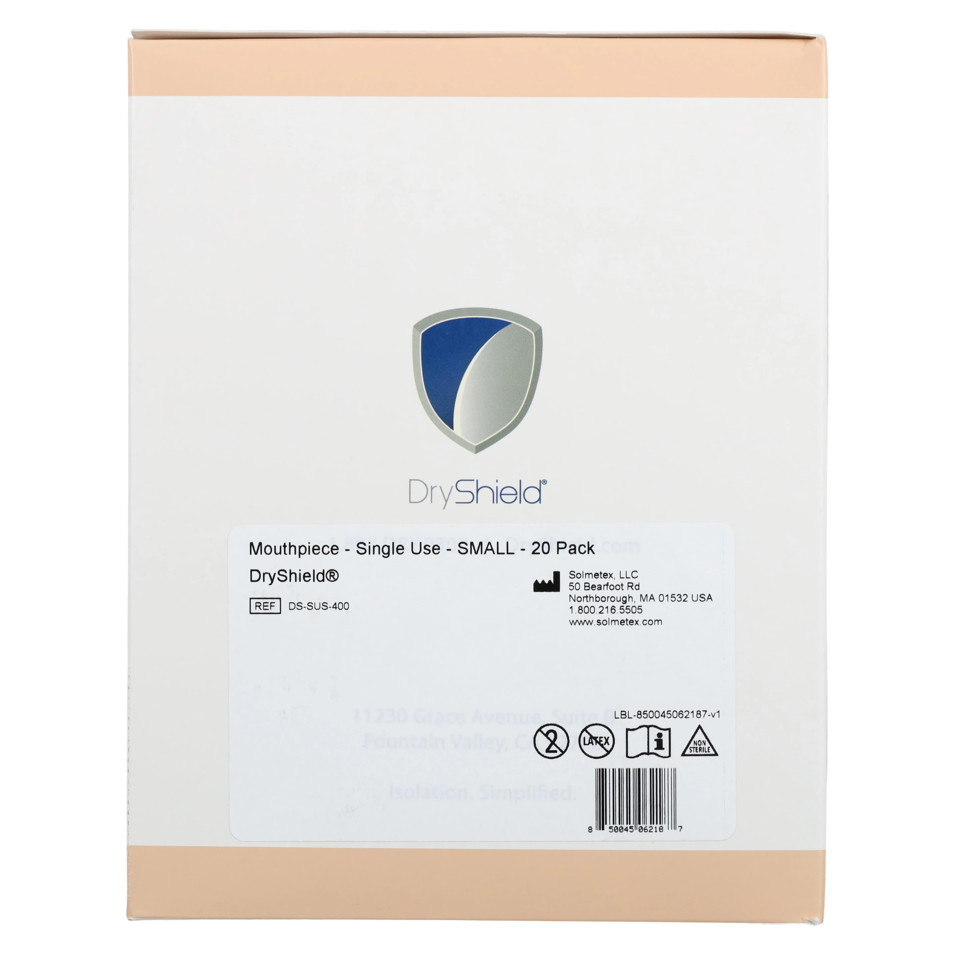 DryShield Single-Use Mouthpieces, Small, 20/Pack, DS-SUS-400 thumbnail 5