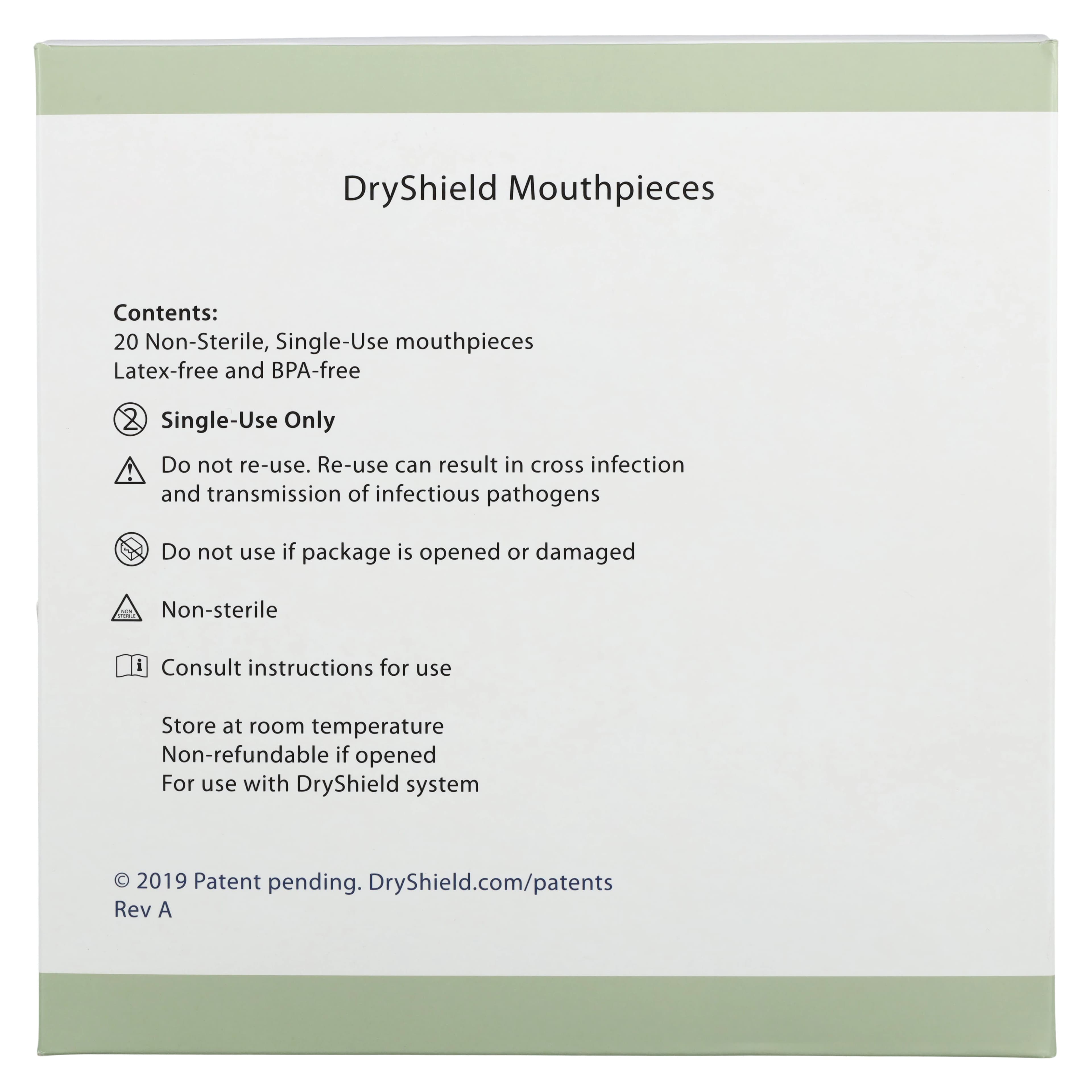 DryShield Single-Use HVE Isolation Mouthpiece, Medium, 20/Pkg, DS-SUM-500 thumbnail 4