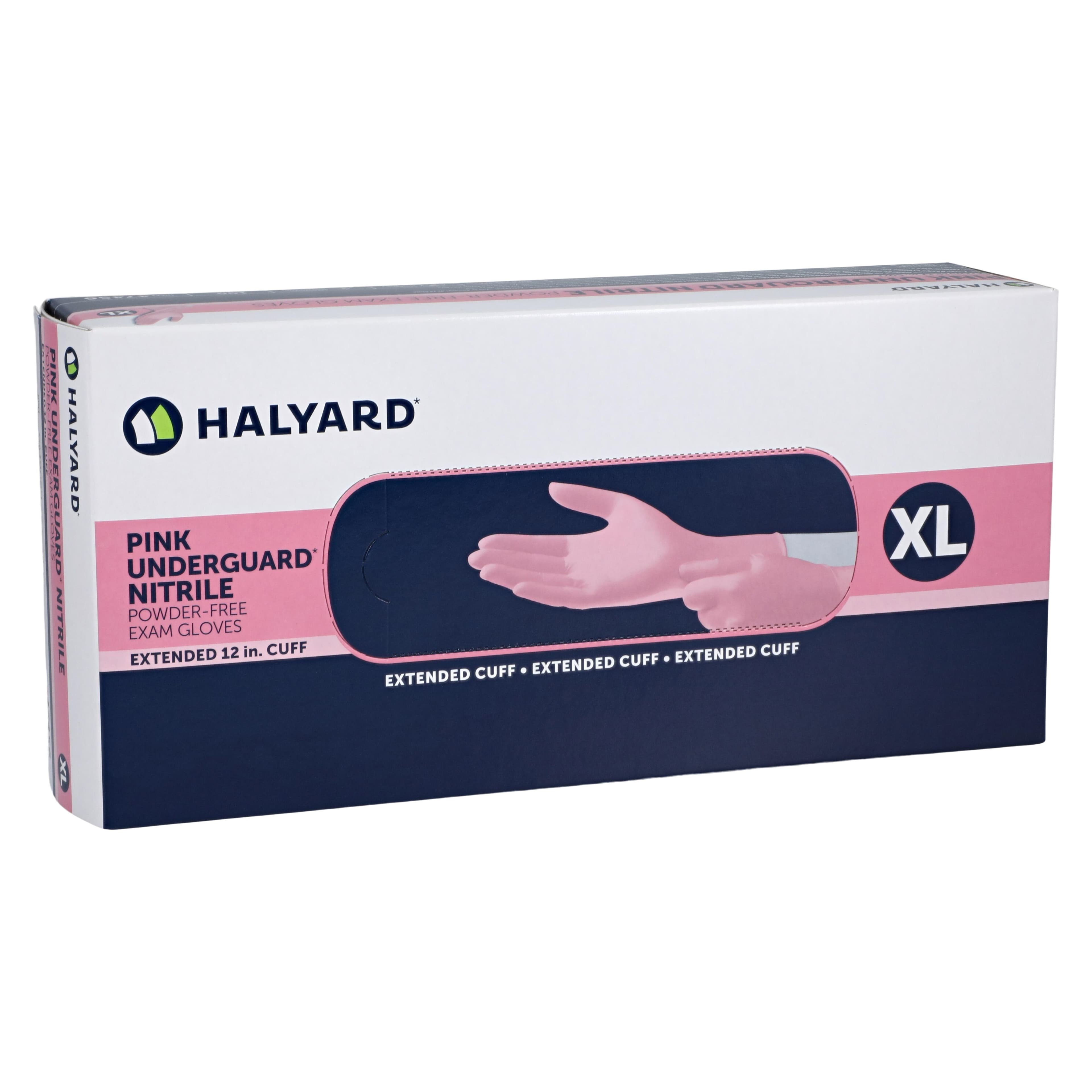 HALYARD PINK UNDERGUARD Nitrile Exam Gloves, Powder-Free, Non-Sterile, Chemo Rated, XL, Pink, 1000/Case thumbnail 4