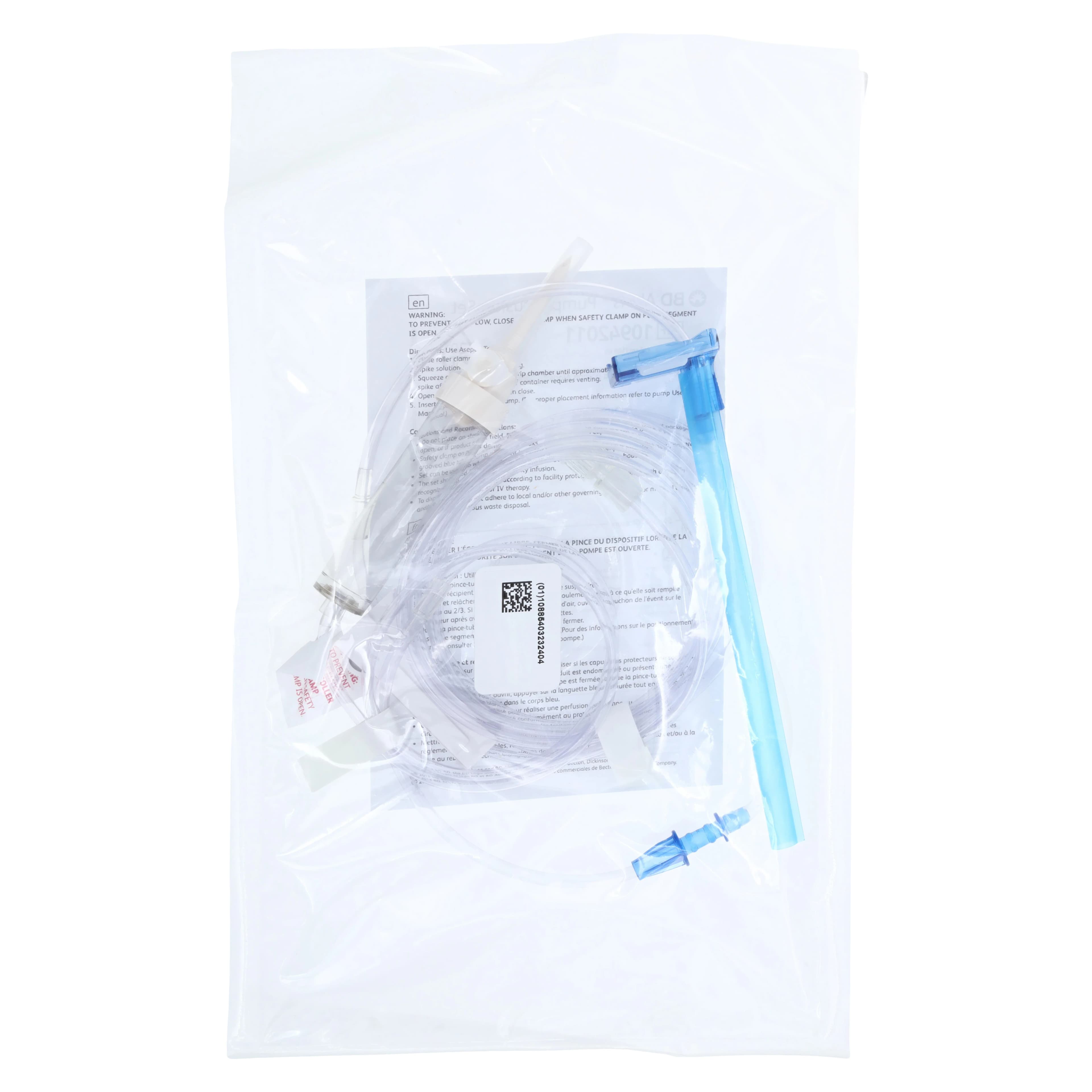 Alaris Infusion Pump Module Set, 20 Drops/mL, Priming Volume 23 mL, 109" Tubing, Male Luer Lock, Sterile, 20/Case thumbnail 2