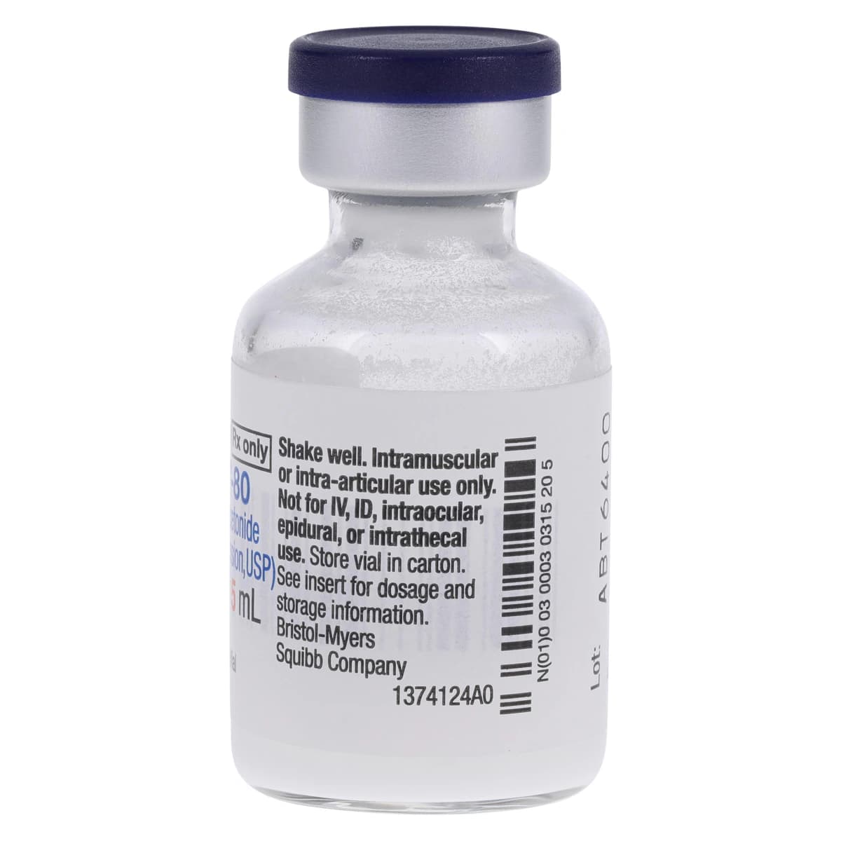 Kenalog-80 (Triamcinolone Acetonide) Injectable Suspension, 80 mg/mL, 5 mL Multiple-Dose Vial thumbnail 4
