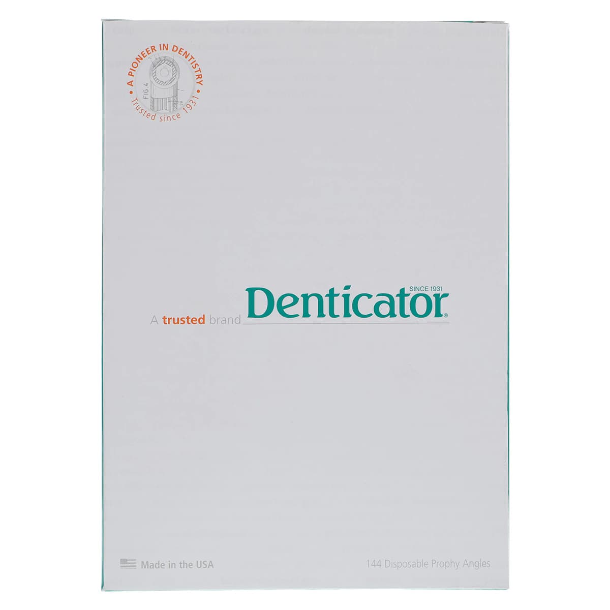 Denticator Diamond Disposable Prophy Angle, Regular White Cup, Latex-Free, 144/Box, 500014 thumbnail 2