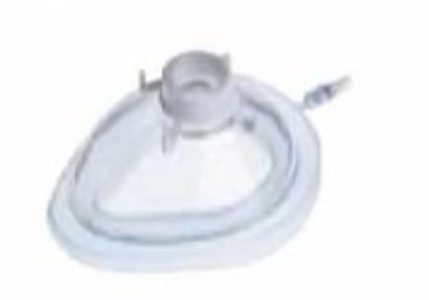 SunMed Anesthesia Mask with Hook Ring, Adult Small, 20/Case - Mask Anesthesia w/ Hook Ring - Image 1