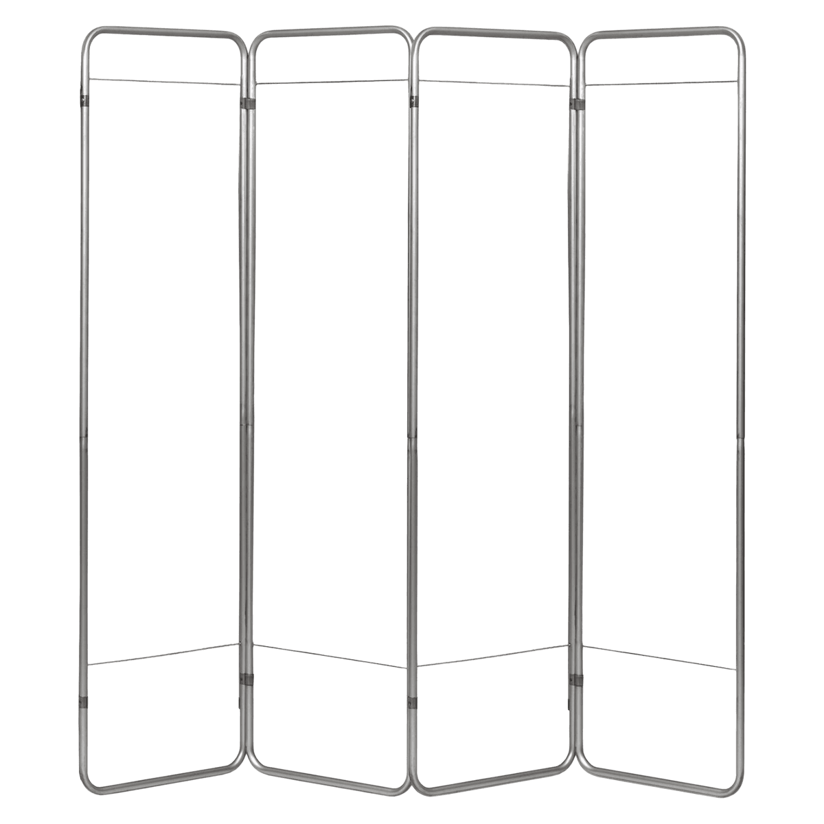 Omnimed Privacy Screen, 4-Section, Anodized Aluminum - Screen Privacy 4-Section - Image 1