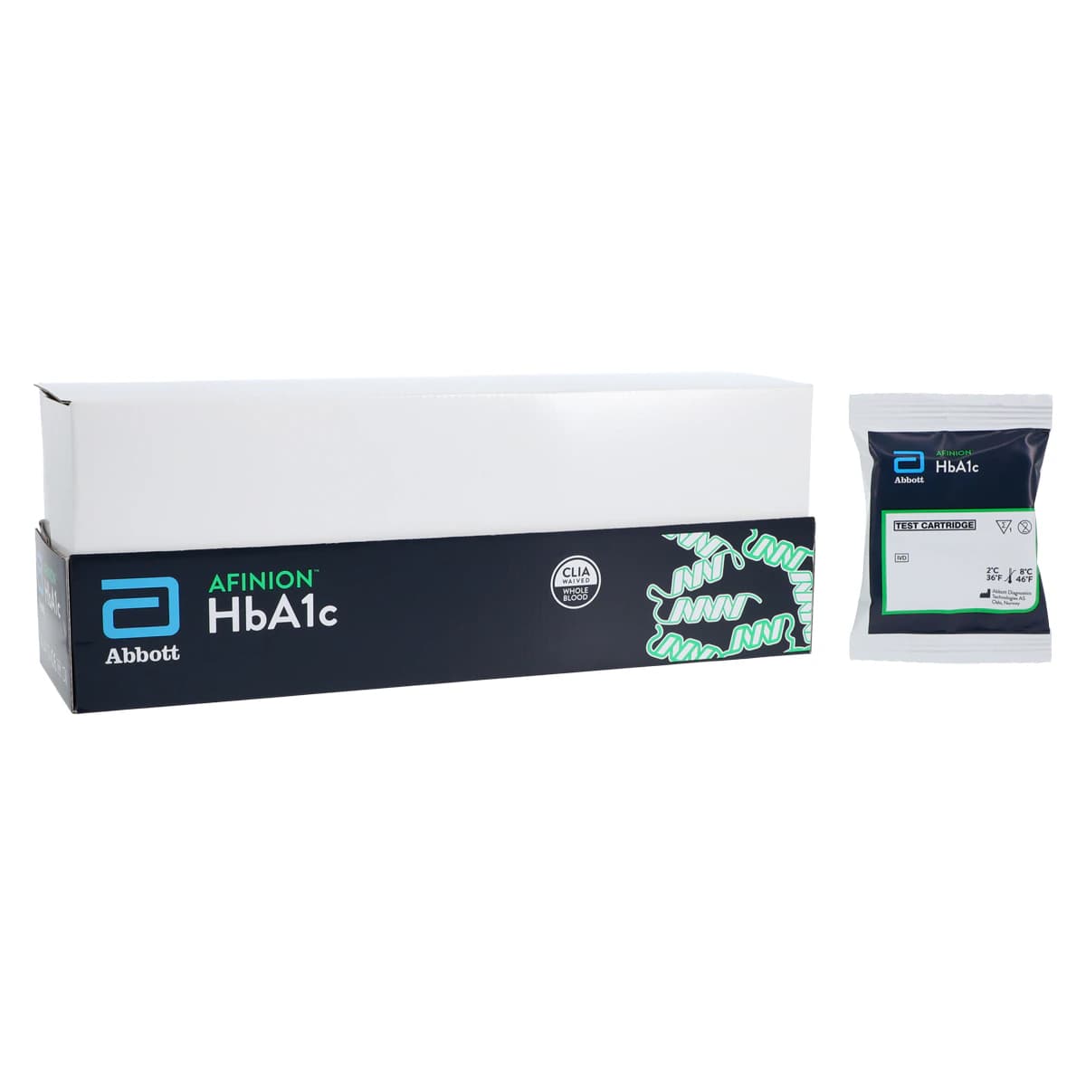 Abbott Afinion HbA1c Test Kit, CLIA Waived, 15 Cartridges/Box - Afinion HbA1c Test Kit - Image 1