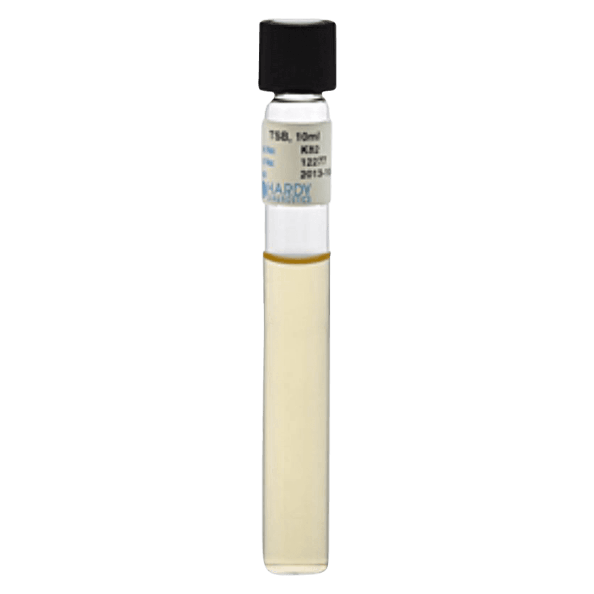 Hardy Diagnostics Tryptic Soy Broth, 10mL, 16x25mm Tube, 20/Package - Broth Tryptic Soth 16x25mm Tb - Image 1