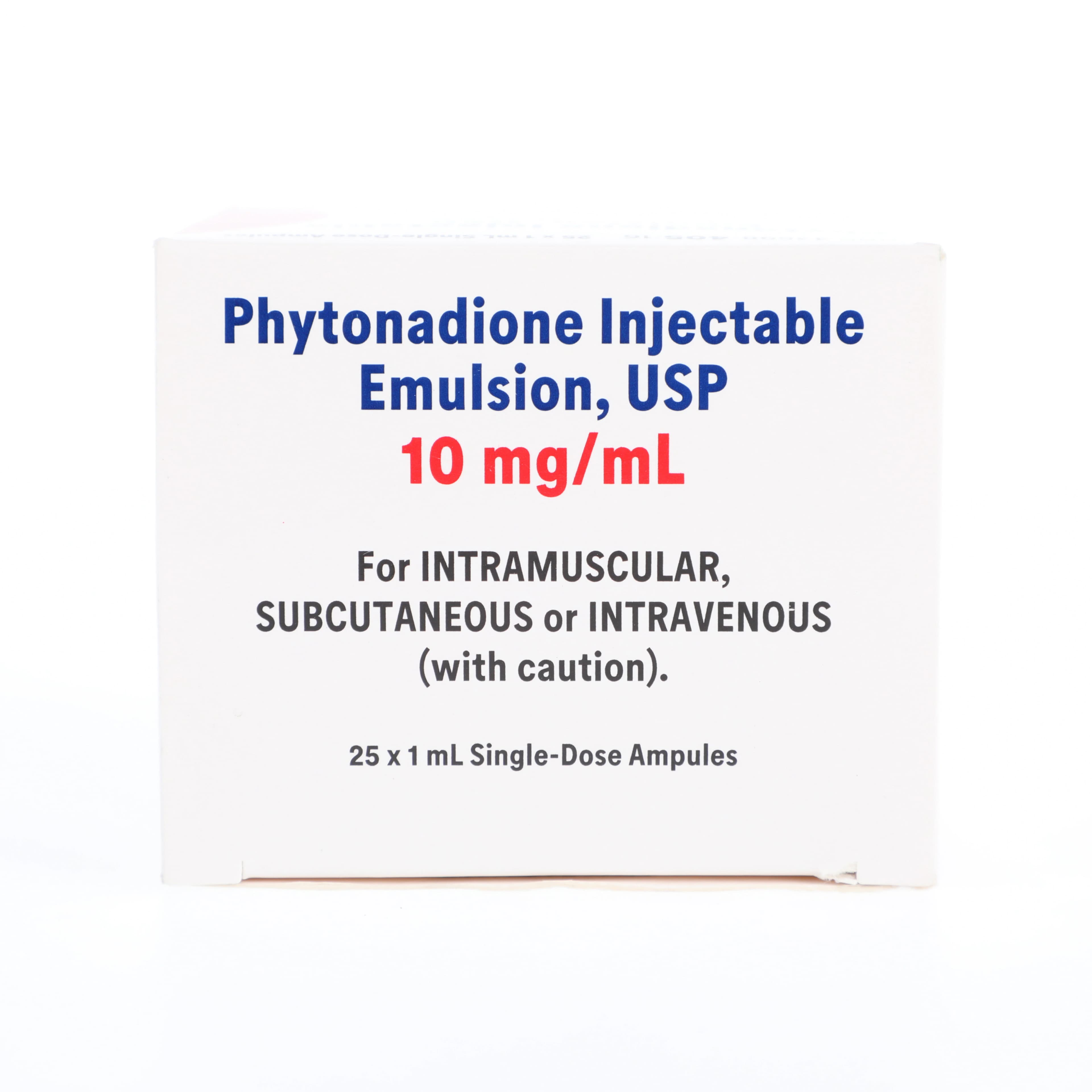 Phytonadione (Vitamin K) Injection 10 mg/mL, 1 mL Ampule, 25/Package thumbnail 3