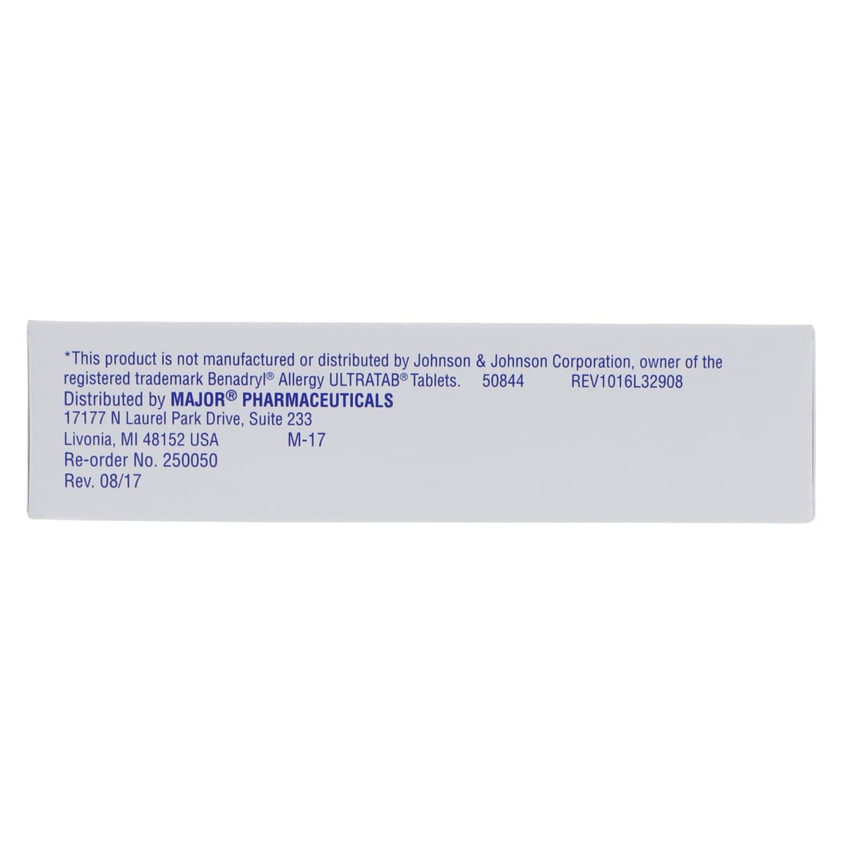 Banophen MiniTabs Antihistamine, 25mg, 24/Box thumbnail 2