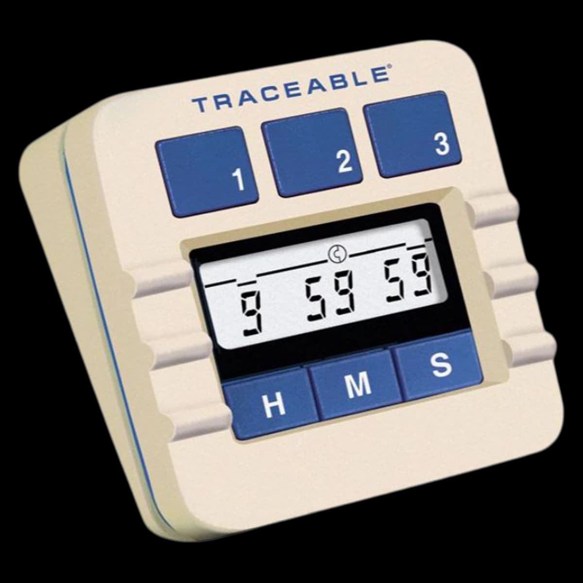 Timer Lab Original Traceable, 9:59:59 Maximum Time, Audible Alarm, LCD Display, 3x3x1.125 inches, ISO 17025/A2LA/NIST Certified - Timer Lab Original Traceable - Image 1