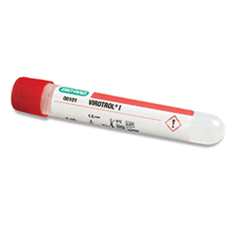 Bio-Rad VIROTROL I Class F Single Level Control, 4 mL, 10/Box - Control Virotrol Single Level - Image 1