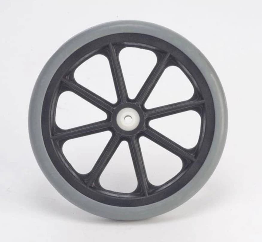 Caster Front w/Bearings, Replacement for 18-24" Wheelchair, Each - Caster Front w/Bearings - Image 1