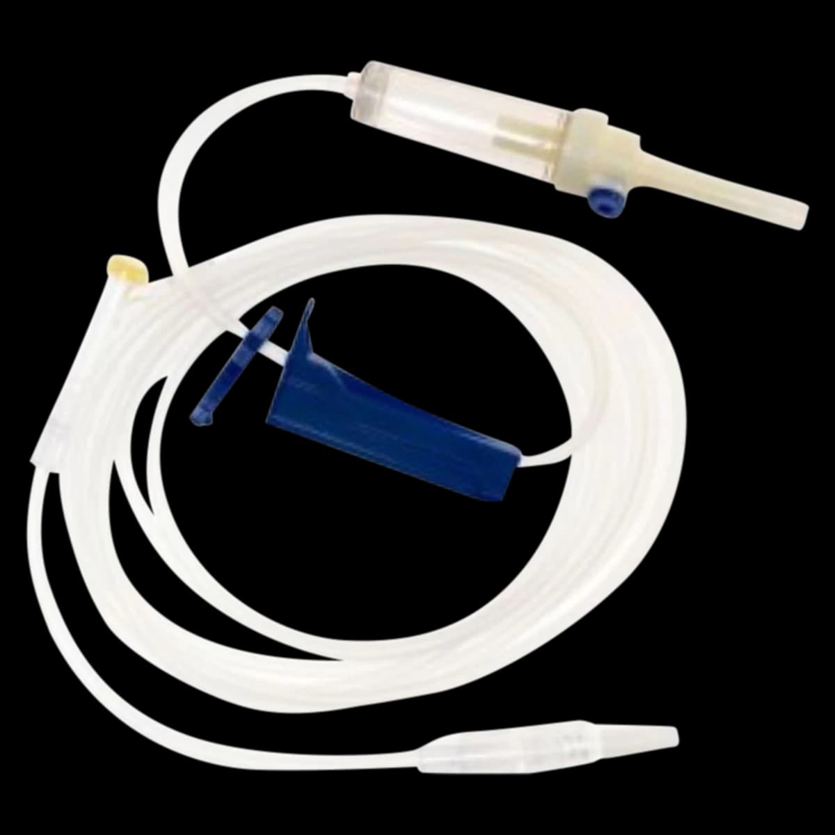 Truecare Biomedix IV Administration Set with Distal Y-Site, 1 Y-Injection Site, 10 Drops/mL, 100" Tubing, DEHP Free, 50/Box - IV Admin Set Distal Y-Site - Image 1
