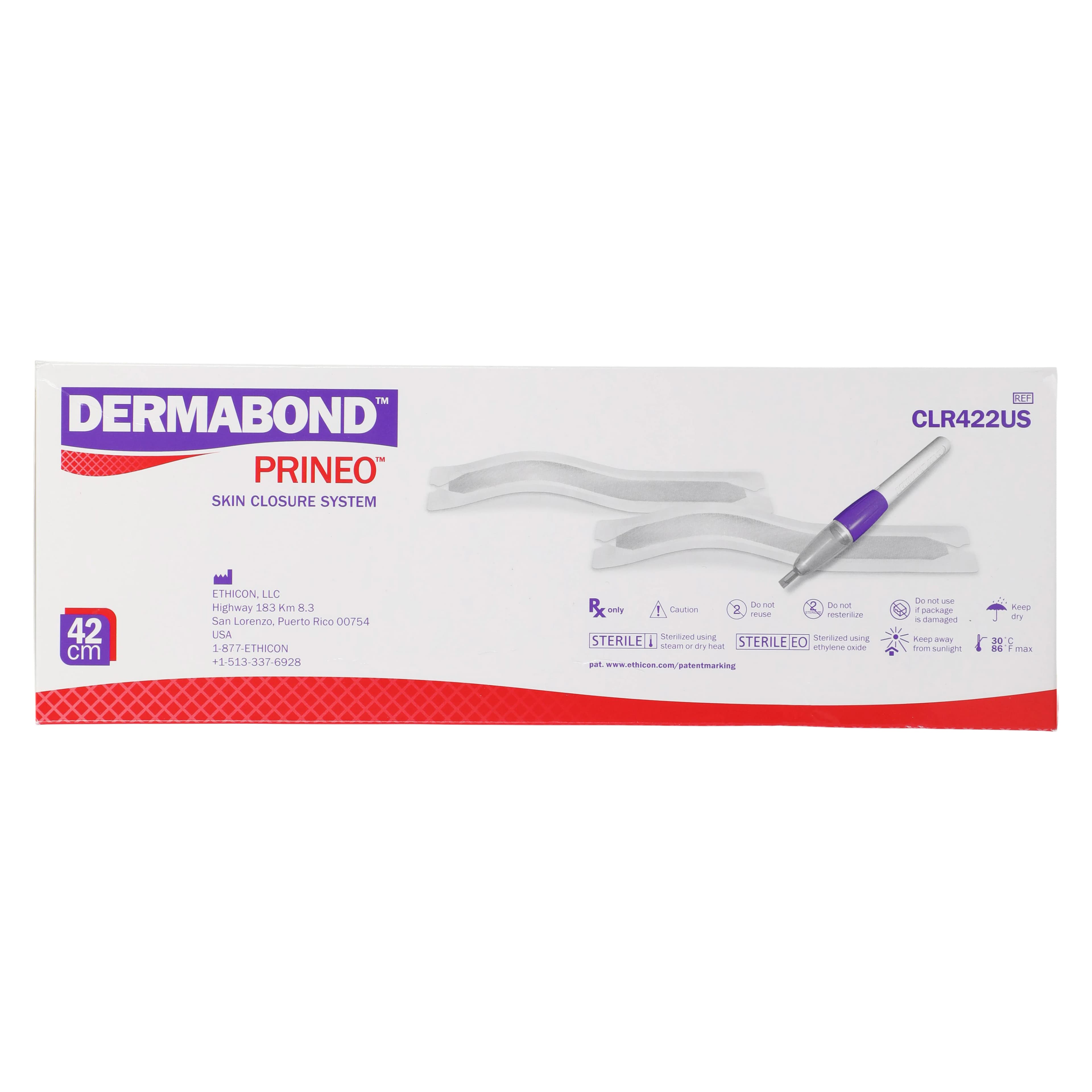 Dermabond Prineo Skin Closure System, 2-Octyl Cyanoacrylate/Mesh, 3.8mL, Violet, 2/Box thumbnail 5