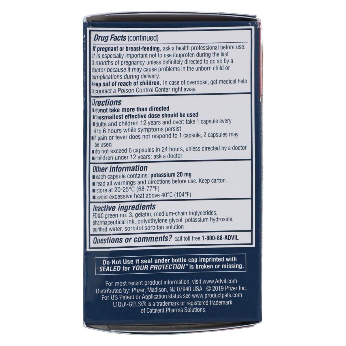 Advil Liqui-Gel Minis, 200mg, 80/Box thumbnail 2