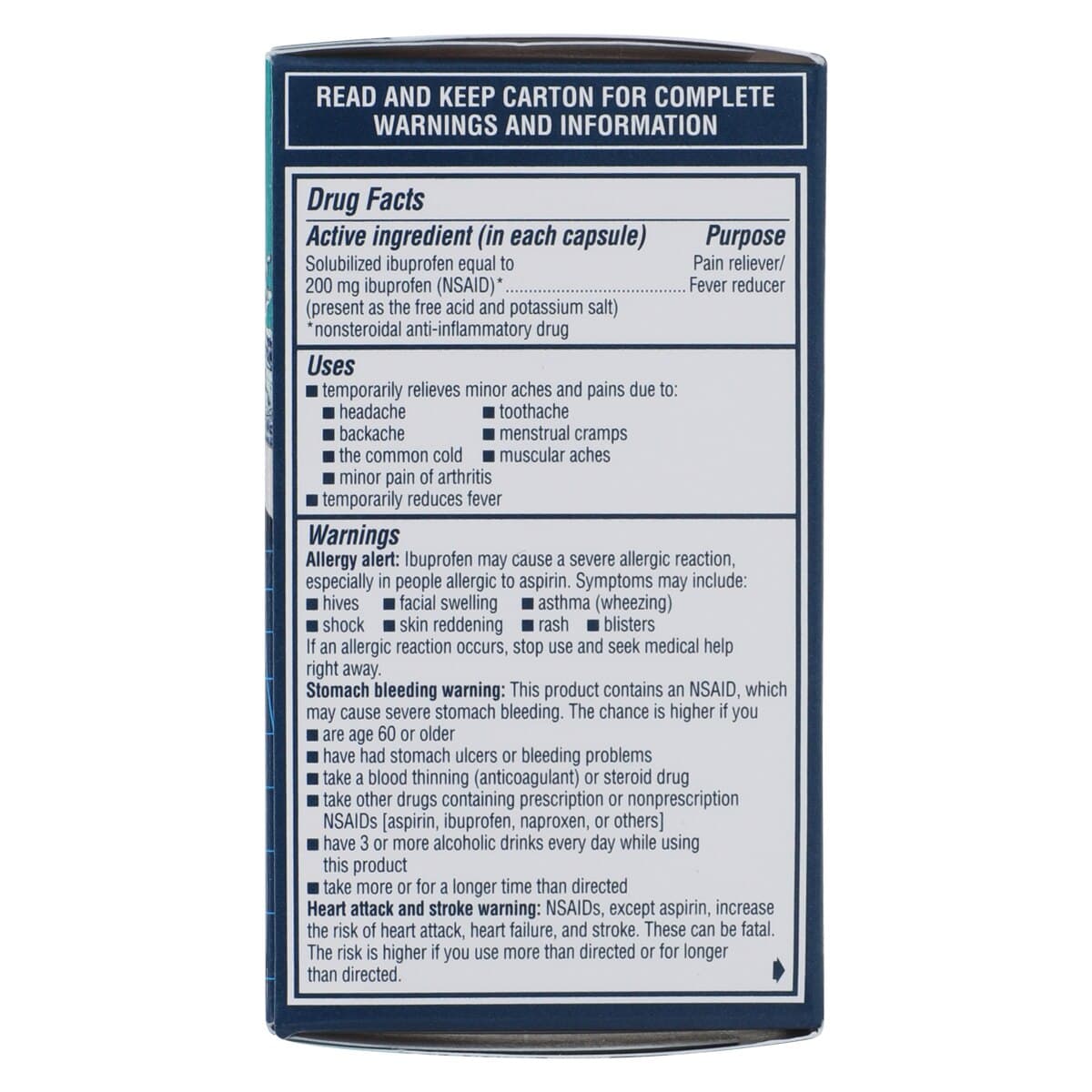 Advil Liqui-Gel Minis, 200mg, 80/Box thumbnail 5