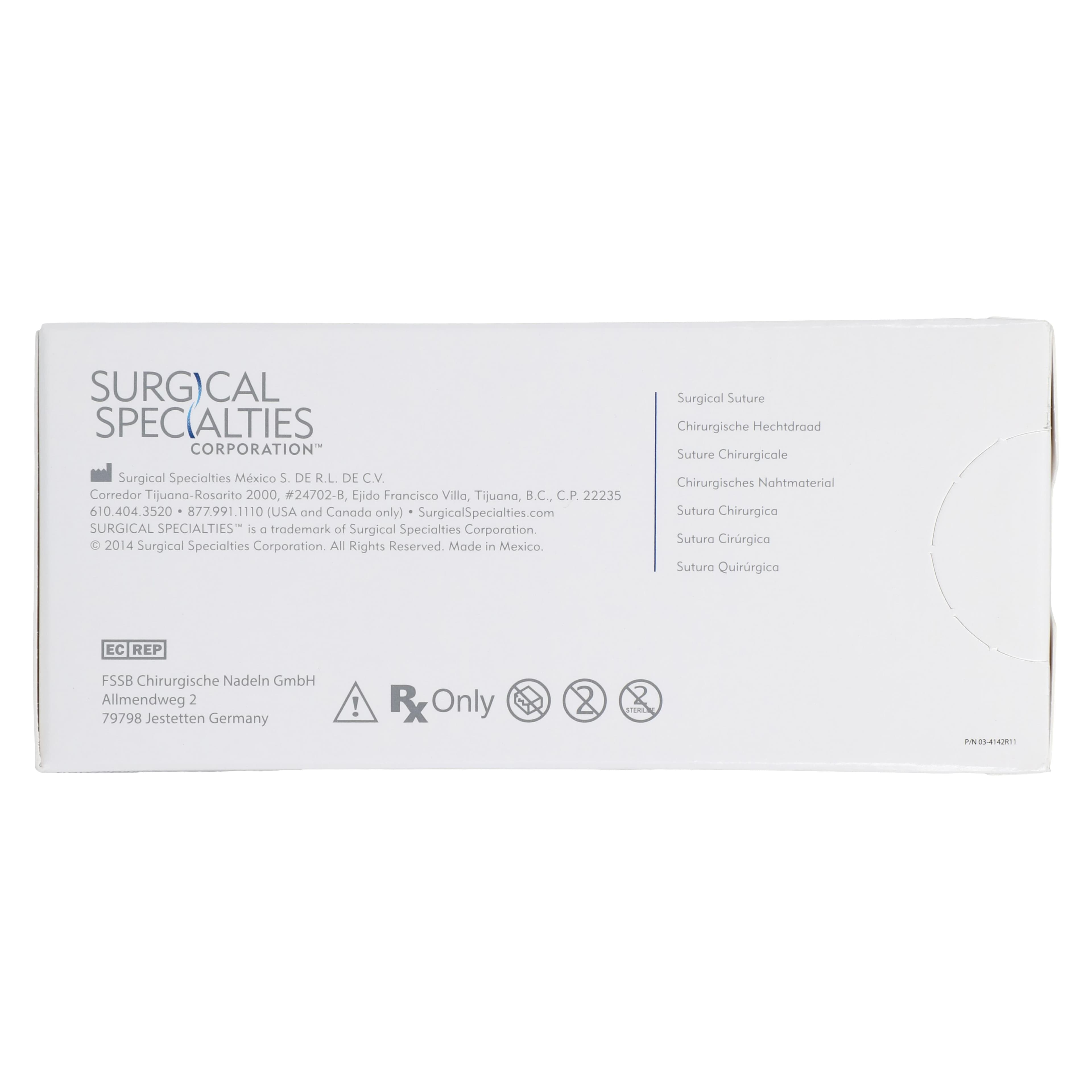 Sharpoint Plus Suture, Silk Braid, Size 0, 18" Length, PSL Precision Reverse Cutting 3/8 Circle Needle 30mm, Black, 12/Box thumbnail 4