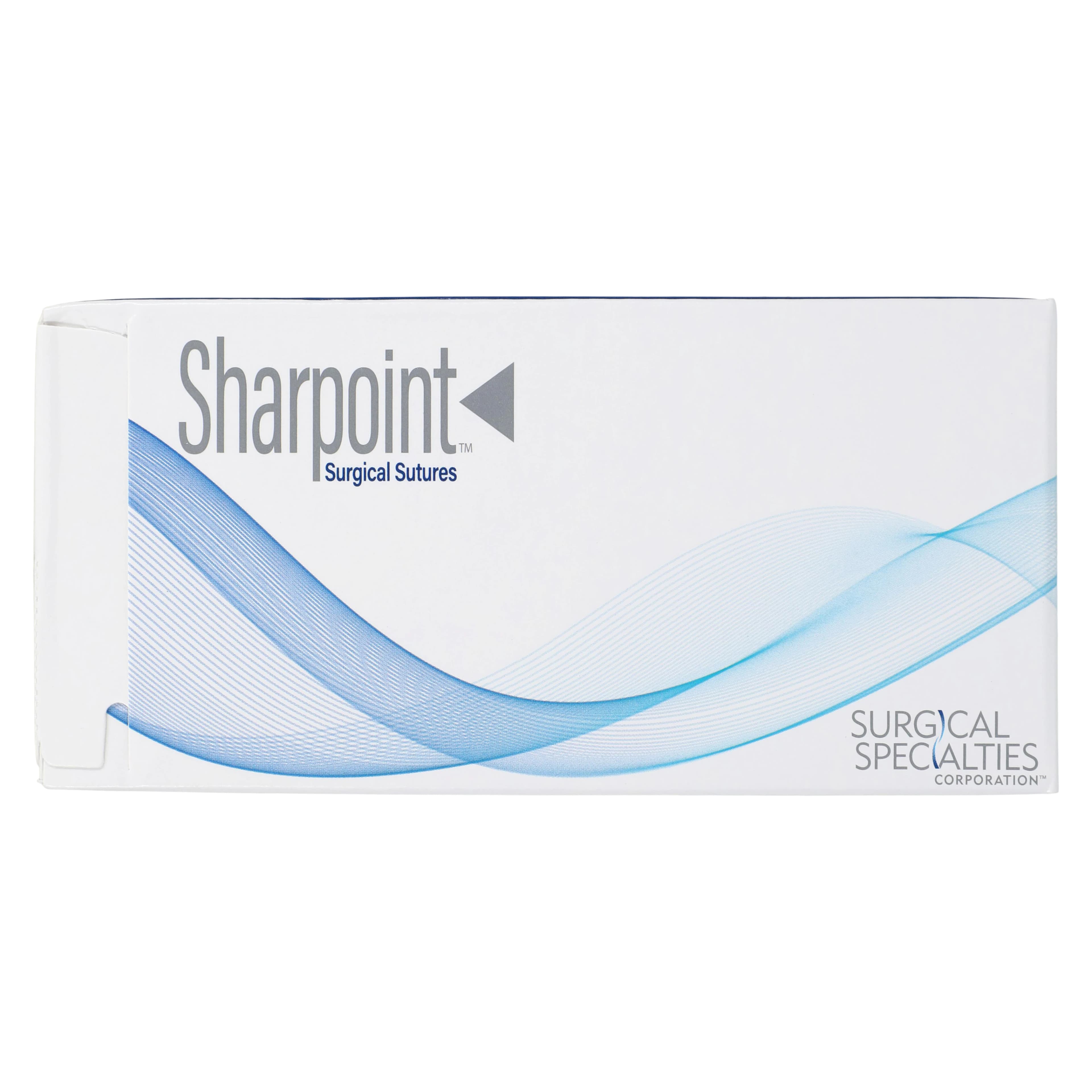 Sharpoint Plus Suture, Silk Braid, Size 0, 18" Length, PSL Precision Reverse Cutting 3/8 Circle Needle 30mm, Black, 12/Box thumbnail 5