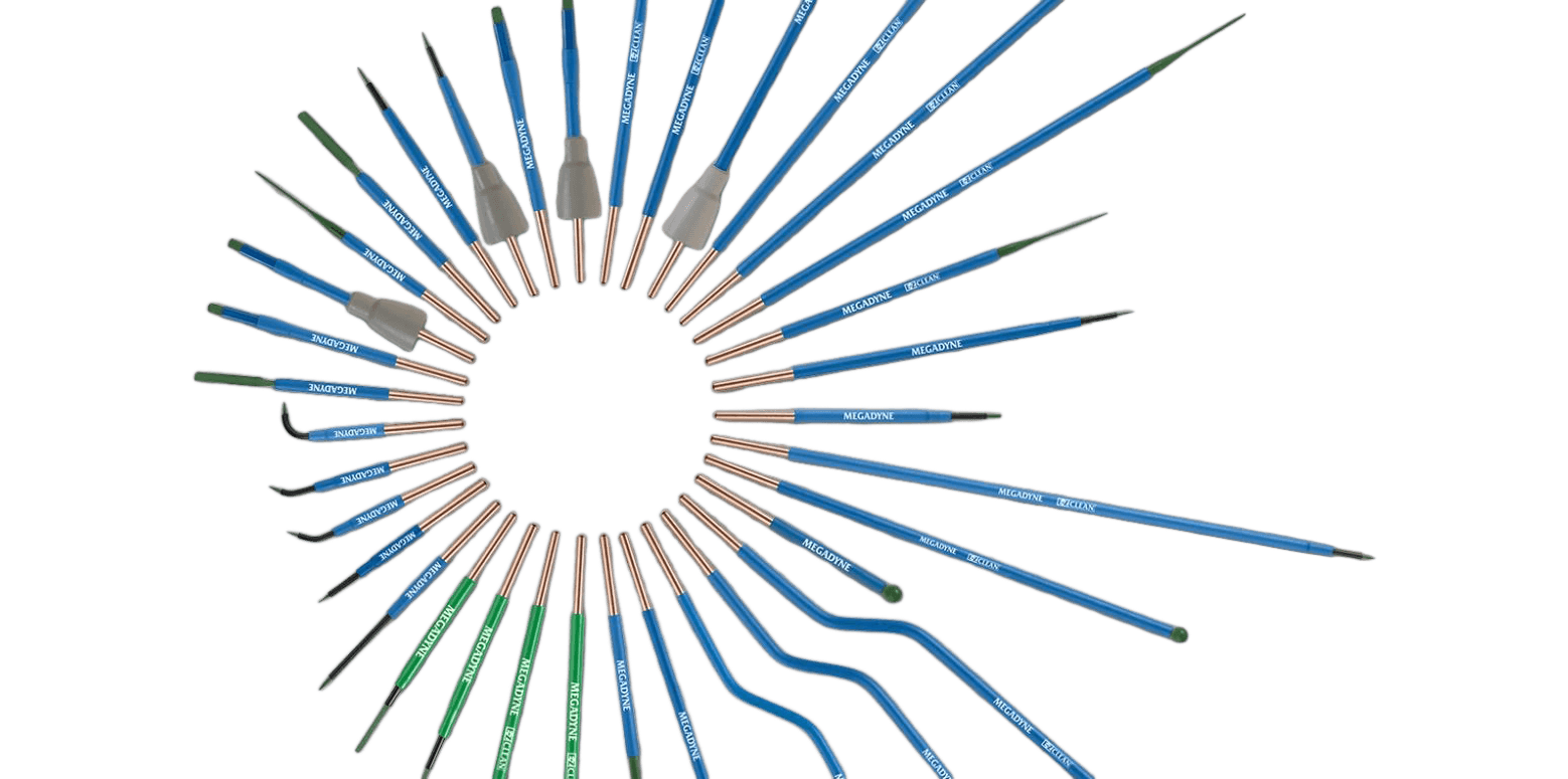 Megadyne E-Z Clean L-Wire Split Stem Electrode, 6/Box - Electrode L-Wire Split Stem - Image 1