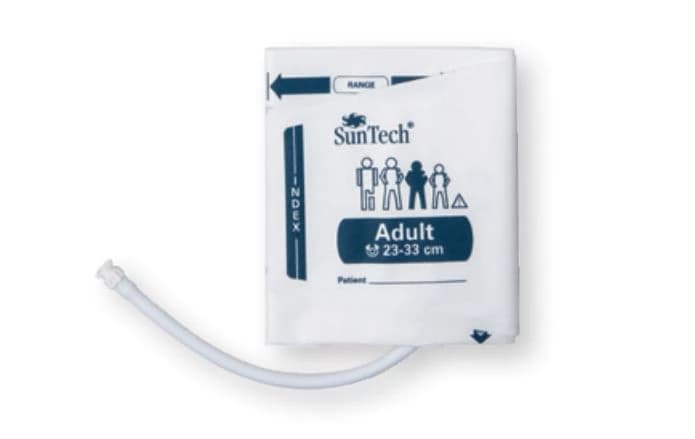 Masimo Disposable Adult Blood Pressure Cuff, Navy Blue, Latex-Free, 20/Box - Cuff BP Adult Dspsbl Navy Blue - Image 1