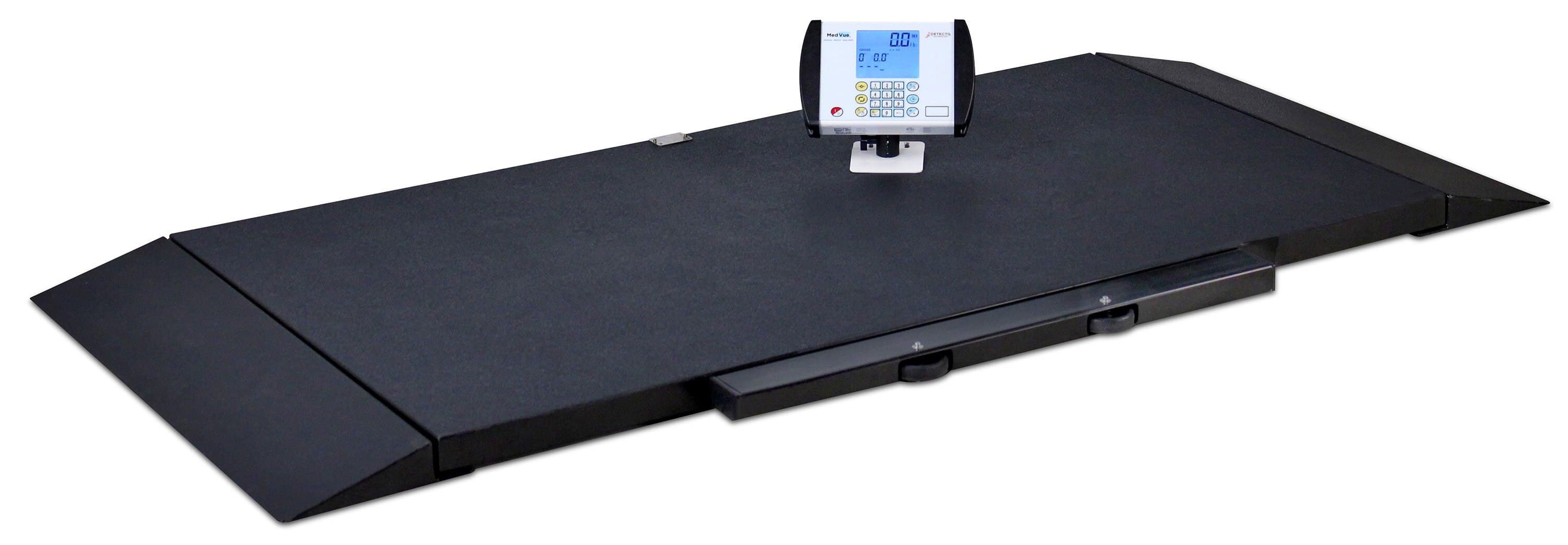 Detecto 8500 Series Stretcher Scale with 2 Ramps, 800 lb Capacity, Digital LCD thumbnail 2