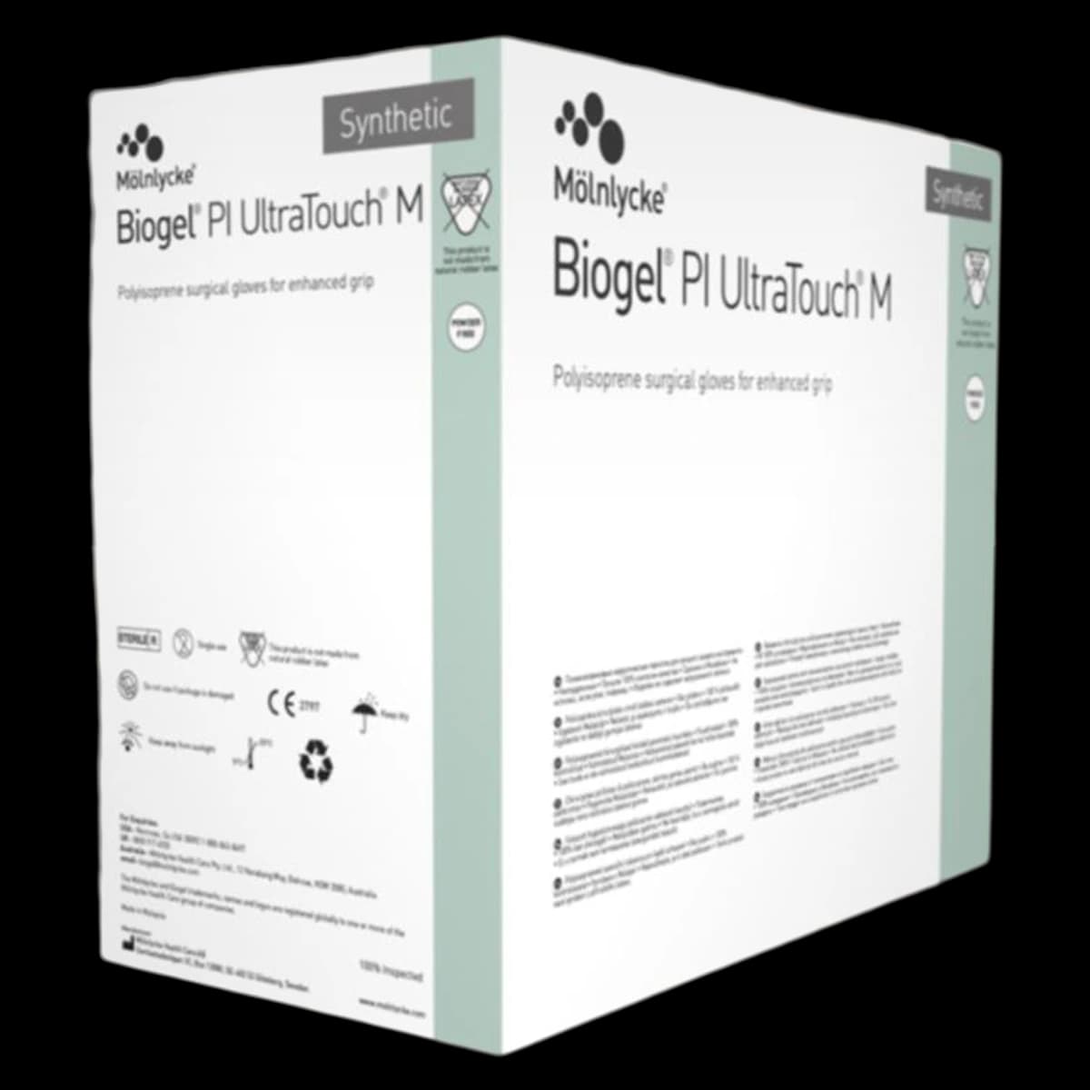Biogel PI UltraTouch M Polyisoprene Surgical Gloves, Size 9, Sterile, Powder-Free - Glove Srg Biogel PI Ultrtch M - Image 1