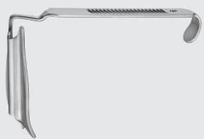 McIvor Mouth Retractor Tongue Blade, 89x32mm, Stainless Steel, Reusable, Non-Sterile, Each - Retractor McIvor Mouth Blade - Image 1